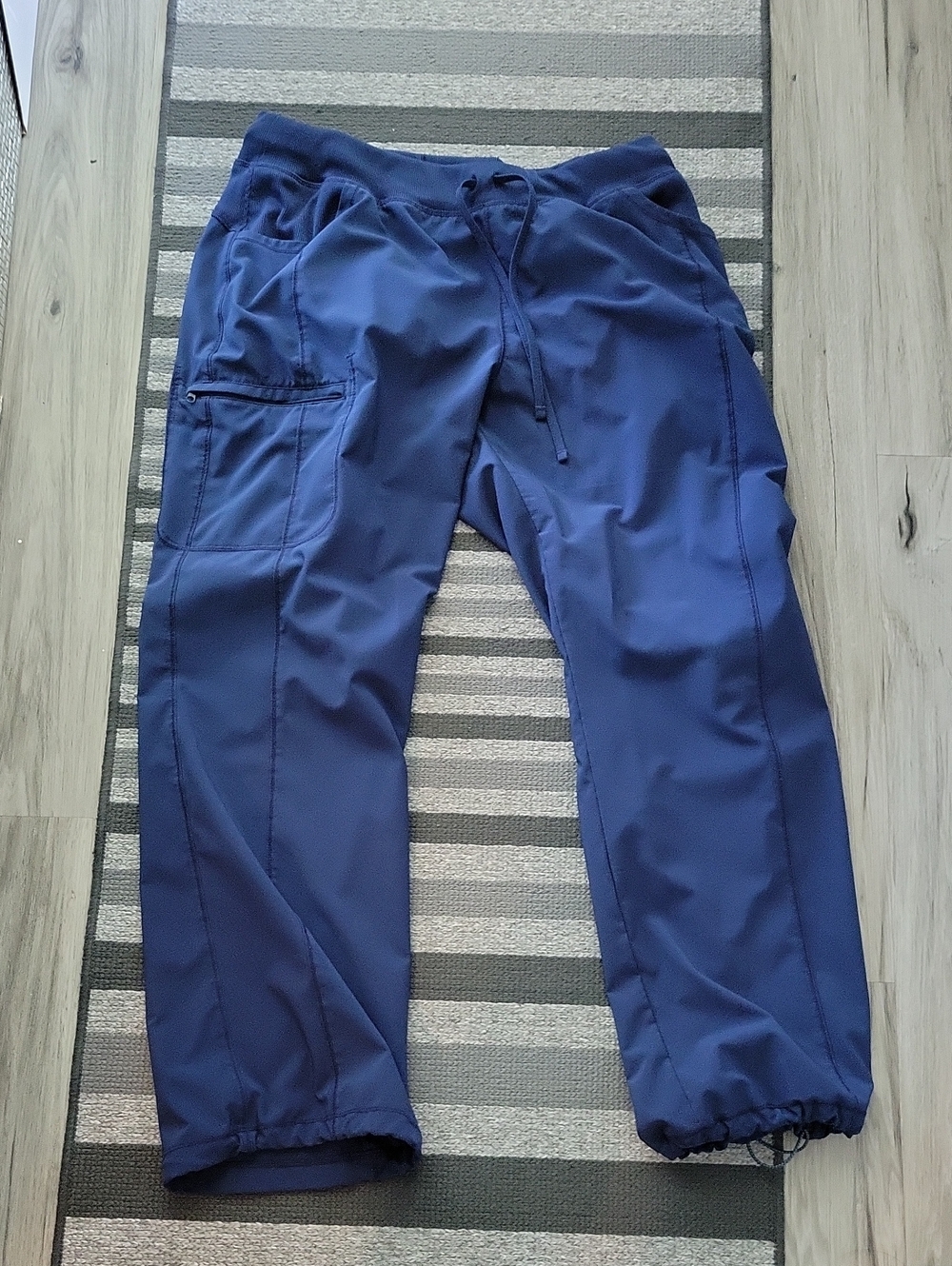 Drawstring Jogger Scrub  Pants - Navy Xl